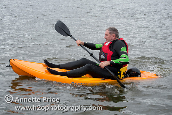 On-the-water. Training kayak paddlers to rescue swimmers