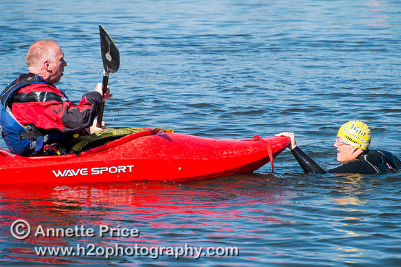 On-the-water. Training kayak paddlers to rescue swimmers