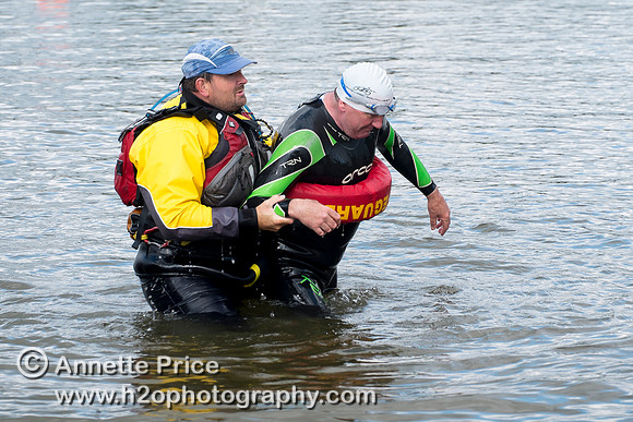 On-the-water. Training kayak paddlers to rescue swimmers