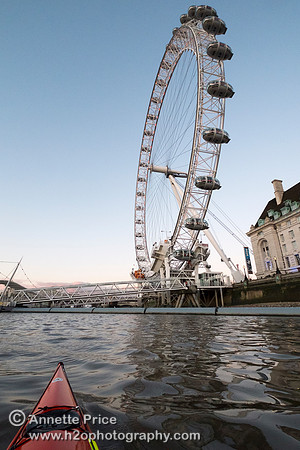 The London Eye, River Thames, London.