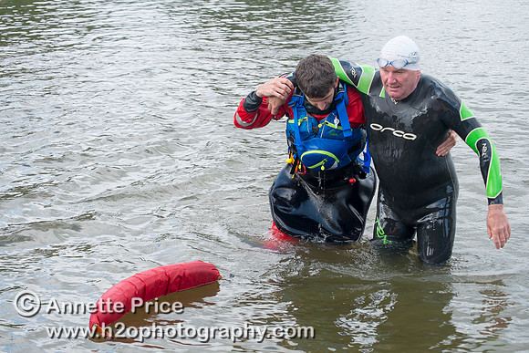 On-the-water. Training kayak paddlers to rescue swimmers