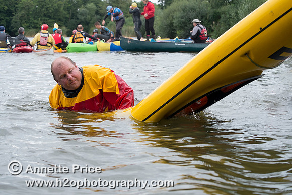 On-the-water. Training kayak paddlers to rescue swimmers