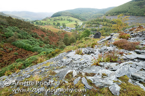 Gaewern Slate Mine. North Wales, UK