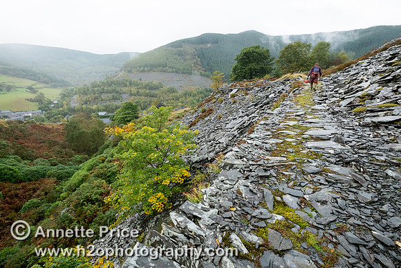 Gaewern Slate Mine. North Wales, UK