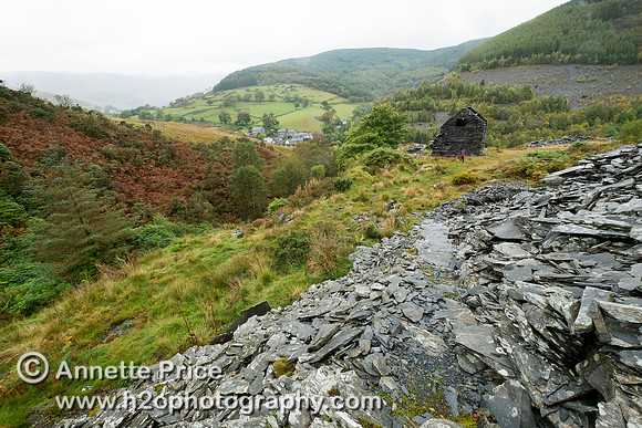 Gaewern Slate Mine. North Wales, UK