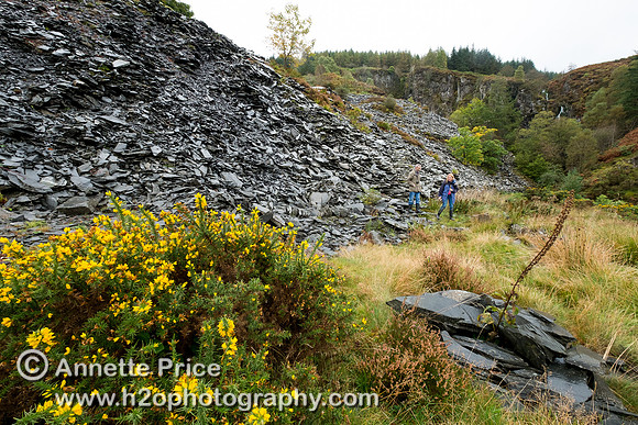 Gaewern Slate Mine. North Wales, UK