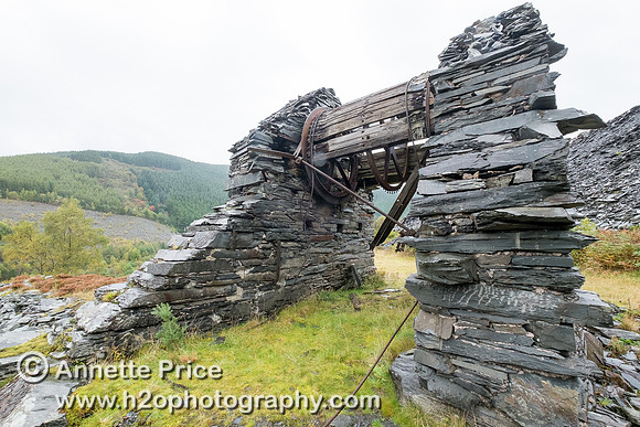 Gaewern Slate Mine. North Wales, UK