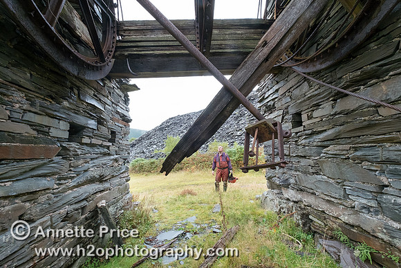 Gaewern Slate Mine. North Wales, UK