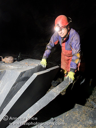 Cwmorthin Slate Mine, north Wales, UK