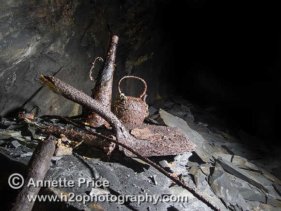 Cwmorthin Slate Mine, north Wales, UK