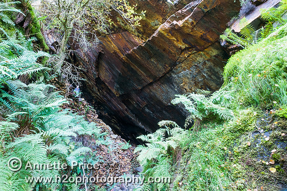 Clogwyn Y Fuwch slate mine, north Wales, UK
