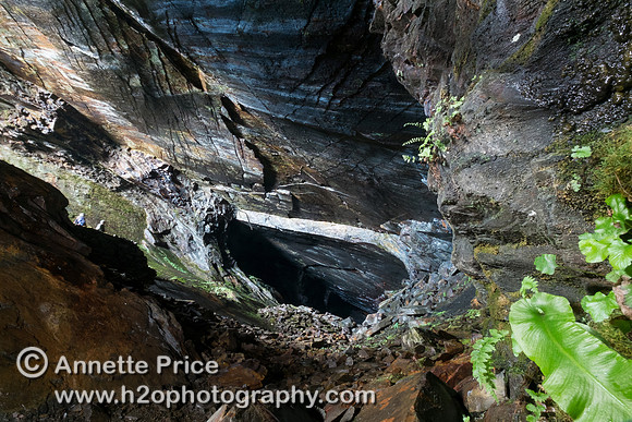 Clogwyn Y Fuwch slate mine, north Wales, UK