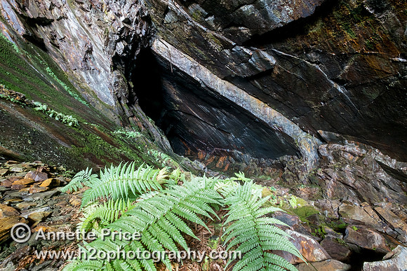 Clogwyn Y Fuwch slate mine, north Wales, UK