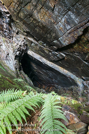 Clogwyn Y Fuwch slate mine, north Wales, UK