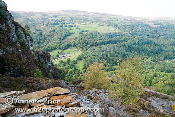 Clogwyn Y Fuwch slate mine, north Wales, UK