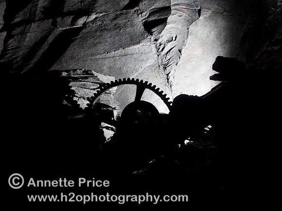 Penarth slate mine, north Wales, UK
