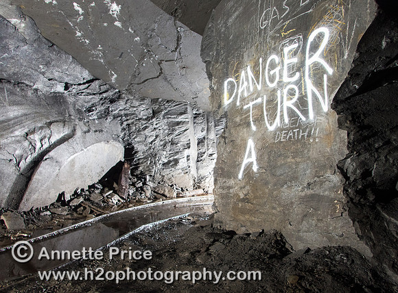 Penarth slate mine, north Wales, UK