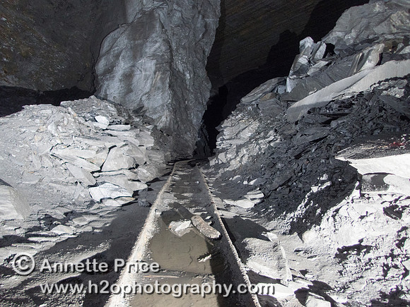 Penarth slate mine, north Wales, UK