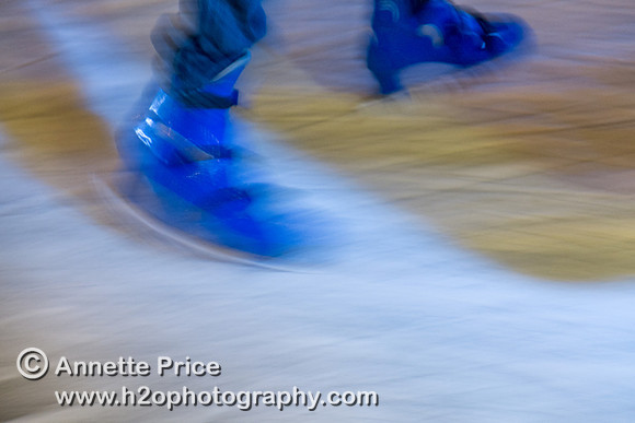 Ice skating in central London