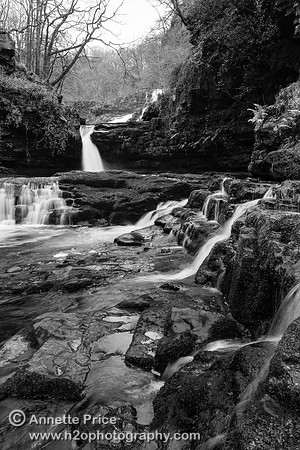 Sgwˆd Isaf Clun-Gwyn..Ystradfellte waterfalls, south Wales, UK