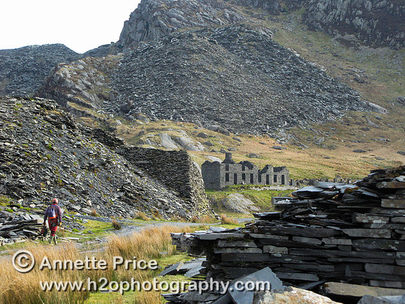 Cwmorthin Slate Mine, north Wales, UK