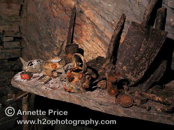 Cwmorthin Slate Mine, north Wales, UK
