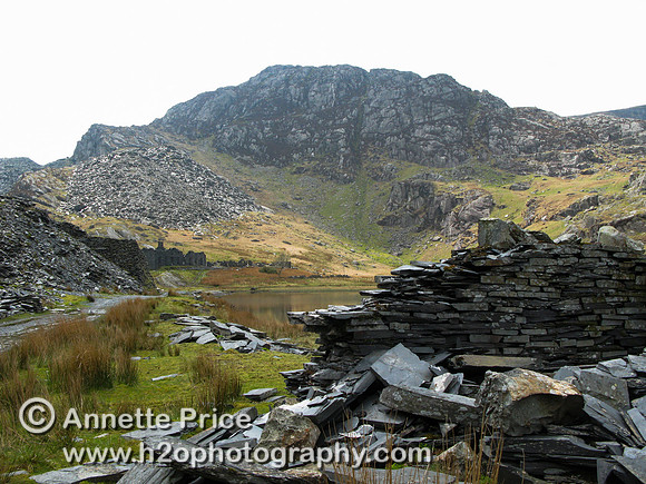 Cwmorthin Slate Mine, north Wales, UK