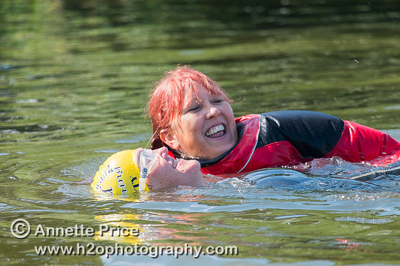 On-the-water. Training kayak paddlers to rescue swimmers