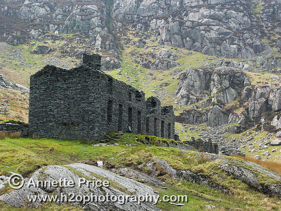 Cwmorthin Slate Mine, north Wales, UK