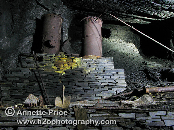 Cwmorthin Slate Mine, north Wales, UK