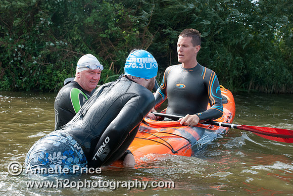 On-the-water. Training kayak paddlers to rescue swimmers