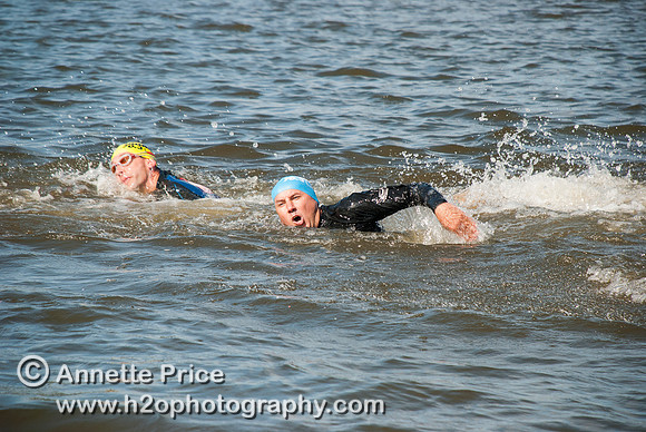On-the-water. Training kayak paddlers to rescue swimmers