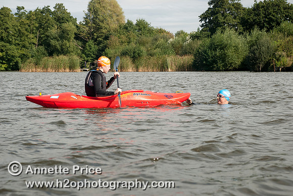 On-the-water. Training kayak paddlers to rescue swimmers