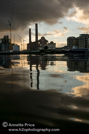 The Lots Road Power Station, River Thames, London
