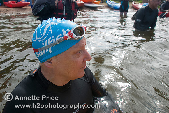 On-the-water. Training kayak paddlers to rescue swimmers