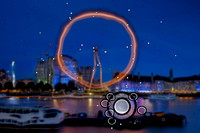 Eight days after the operation - damaged eye only (good eye closed).  London Eye.