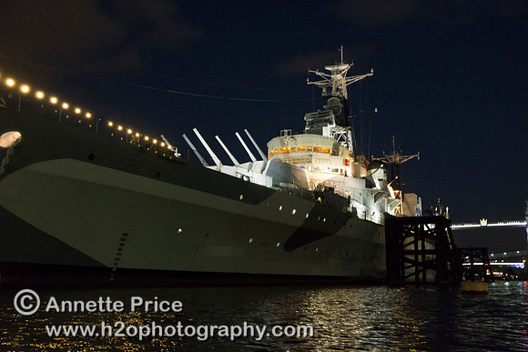 HMS Belfast. River Thames, London