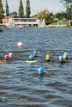 On-the-water. Training kayak paddlers to rescue swimmers