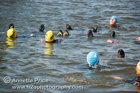 On-the-water. Training kayak paddlers to rescue swimmers