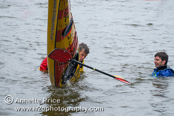 On-the-water. Training kayak paddlers to rescue swimmers