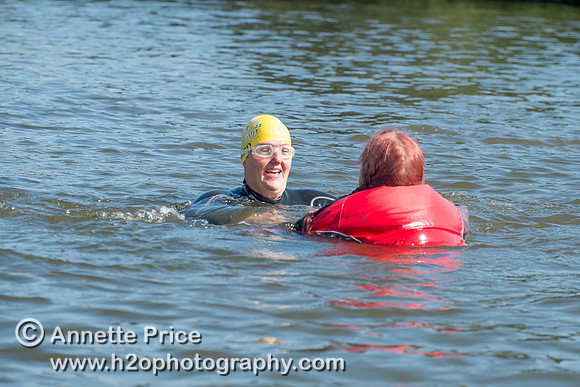 On-the-water. Training kayak paddlers to rescue swimmers