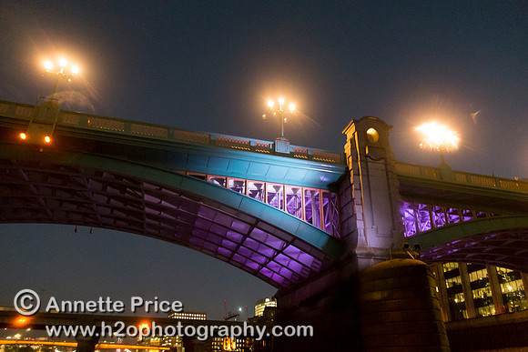 Southwark Bridge. River Thames, London