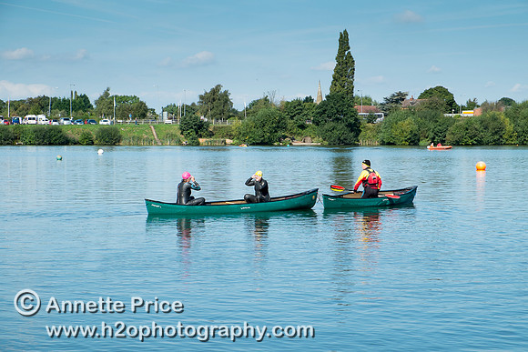 On-the-water. Training kayak paddlers to rescue swimmers