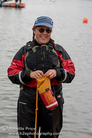 On-the-water. Training kayak paddlers to rescue swimmers