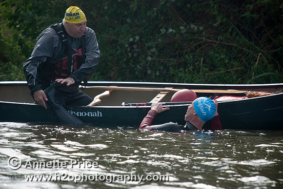 On-the-water. Training kayak paddlers to rescue swimmers