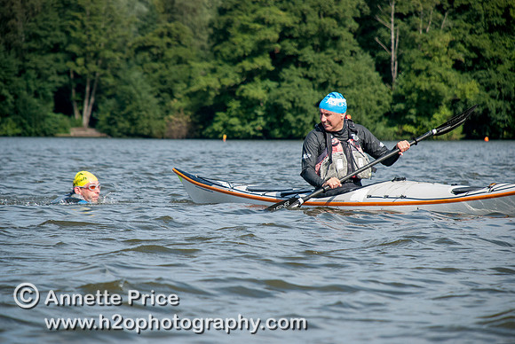 On-the-water. Training kayak paddlers to rescue swimmers