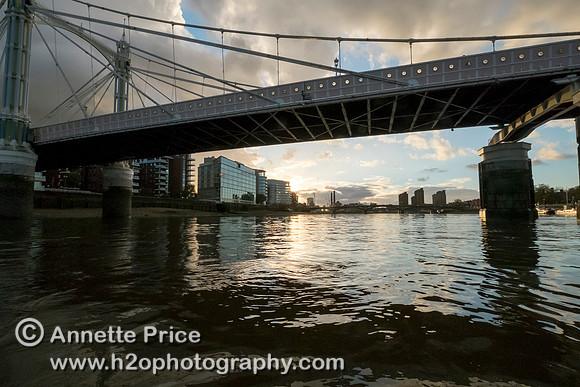 Albert Bridge, River Thames, London