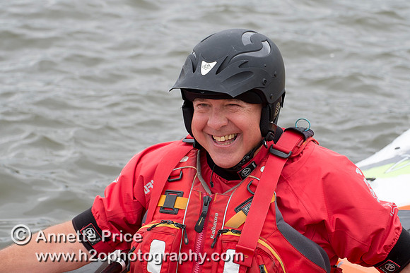 On-the-water. Training kayak paddlers to rescue swimmers