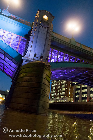 Southwark Bridge. River Thames, London