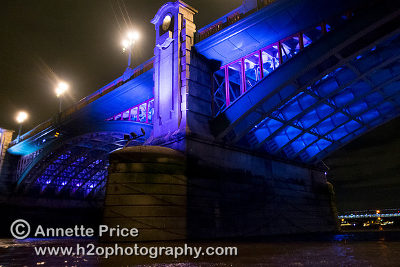 Southwark Bridge. River Thames, London